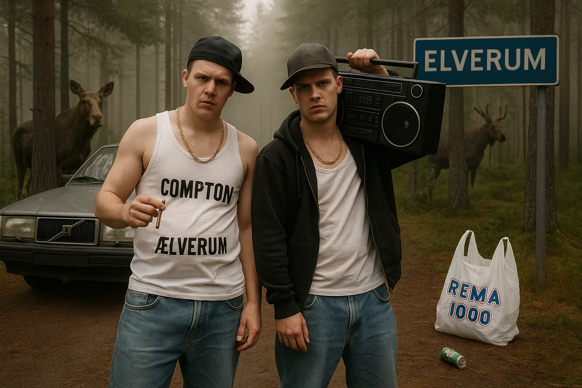 “Gangsterskogen”: Når Elverum blir Compton – på trass