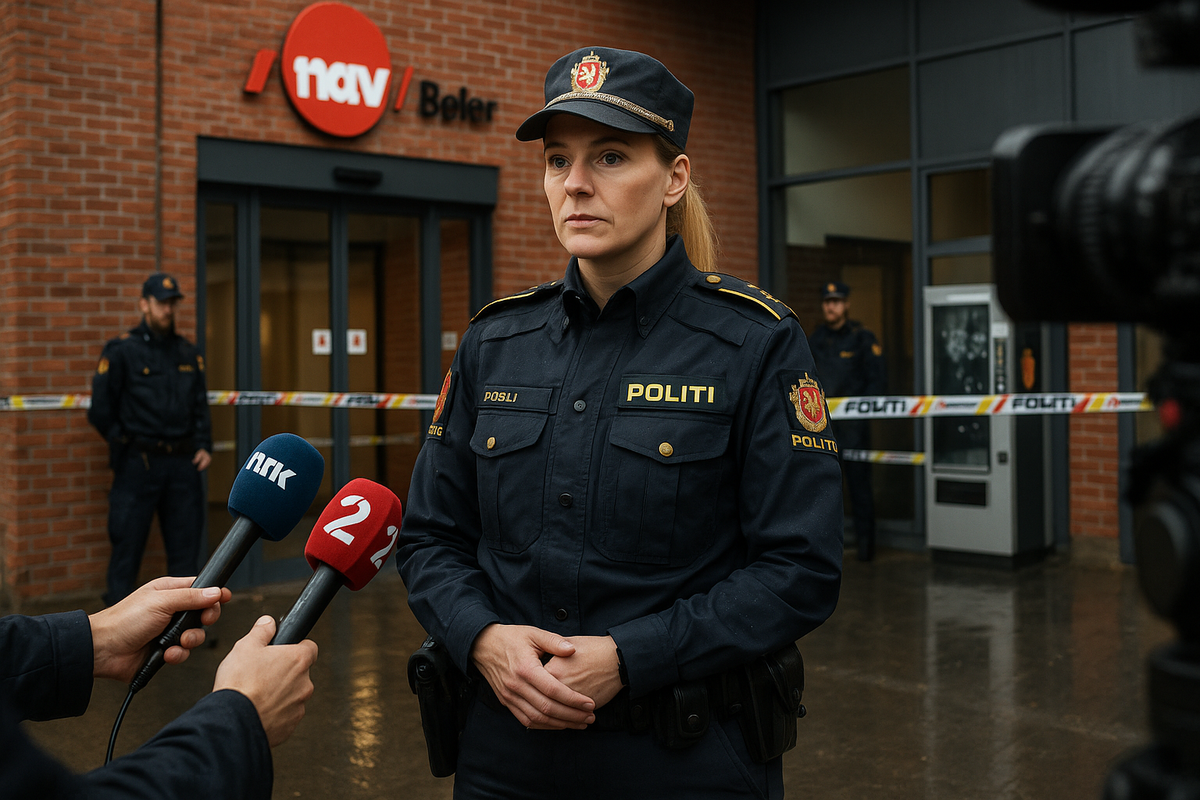 🔴AKKURAT NÅ: Vådeskudd på NAV Bøler – AAP-søker truffet ved et uhell