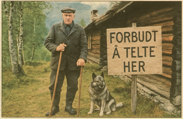 FRA ARKIVET: Kartplukker jaga ned fjellsida i Gol